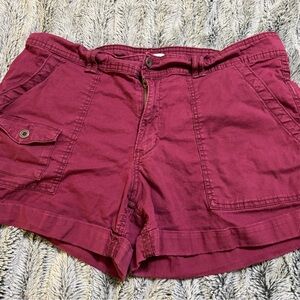 Women's Maroon Shorts
